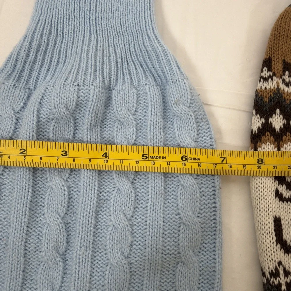 2 DOG‎ SWEATERS -Size XS